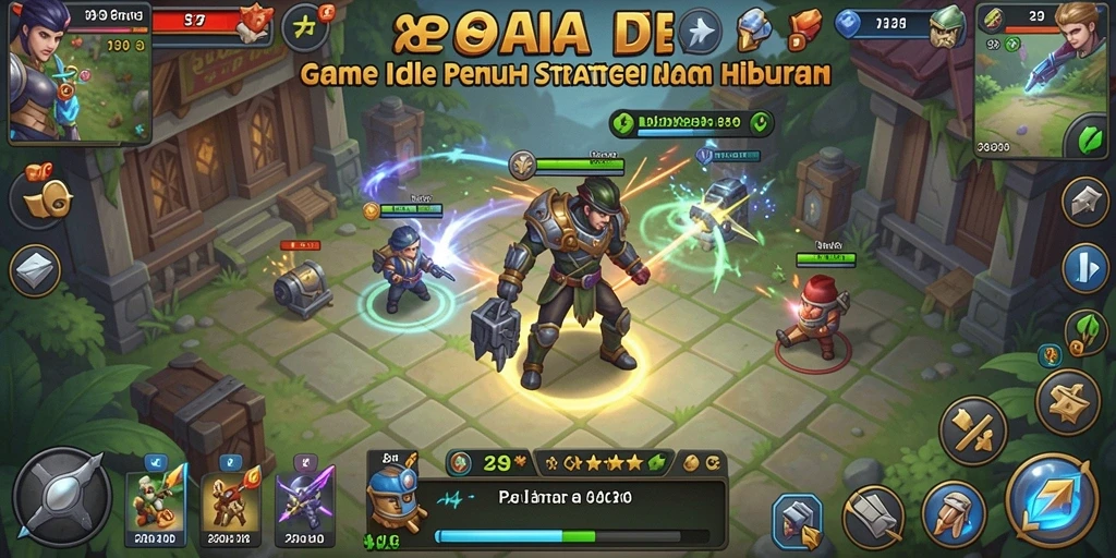 Tampilan menarik dari gameplay 898A yang penuh dengan aksi Idle.