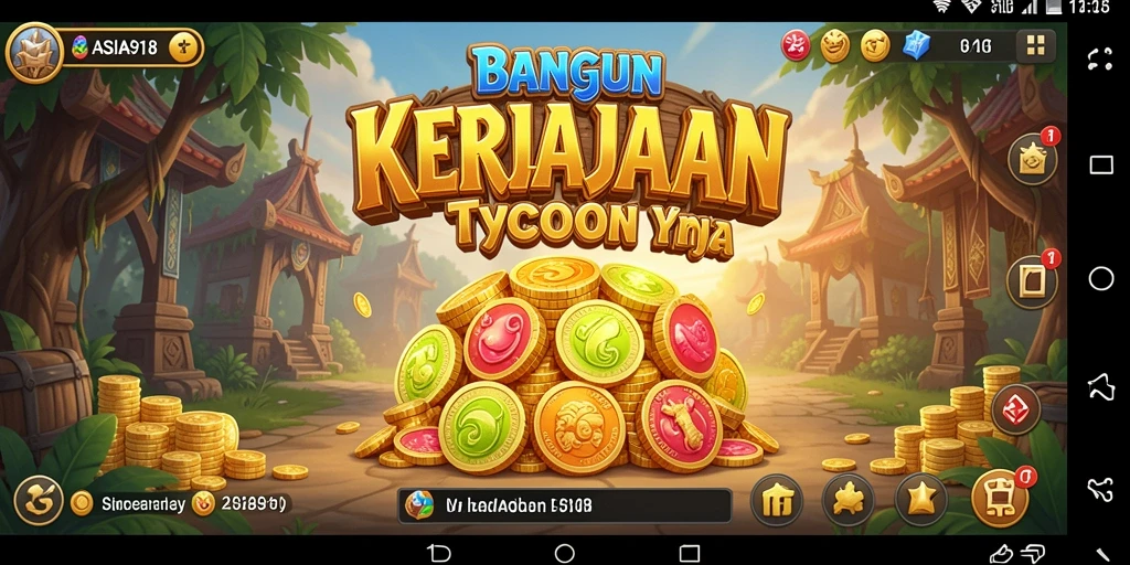 Tampilan menarik gameplay Tycoon dengan aksi membangun bisnis.