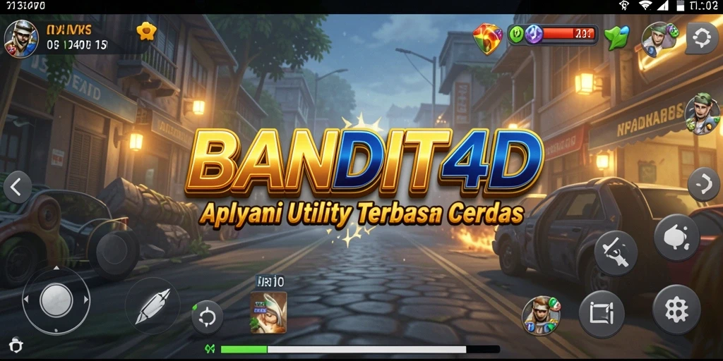 Tampilan utama BANDIT4D dengan berbagai fitur Utility yang menarik.