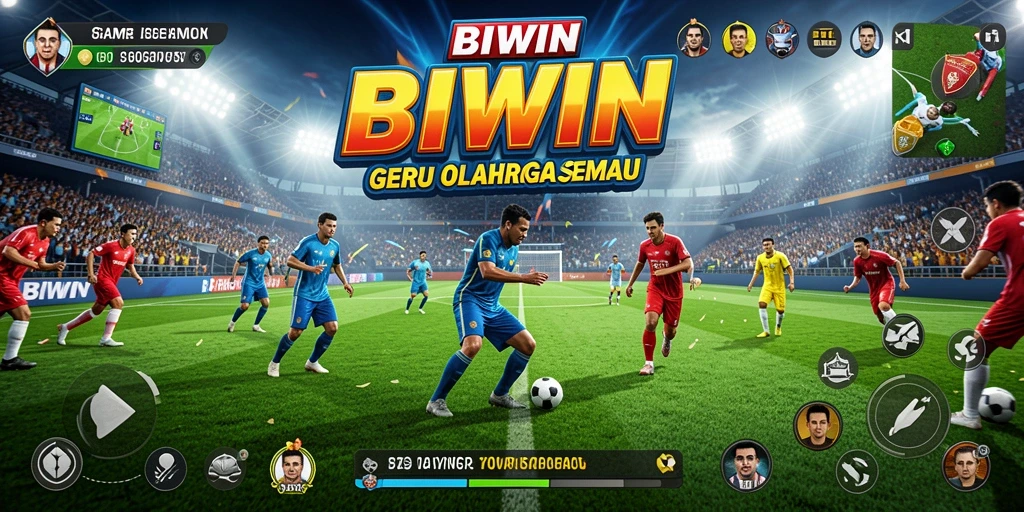 Tampilan menarik dari gameplay olahraga BIWIN yang seru.