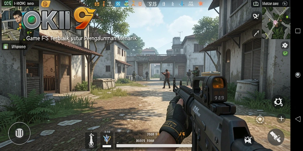 Tampilan gameplay menegangkan dalam HOKI9 dengan aksi tembak-menembak yang seru.