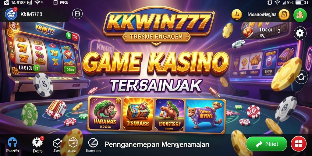 Menampilkan gameplay kasino yang seru dalam KKWIN777.