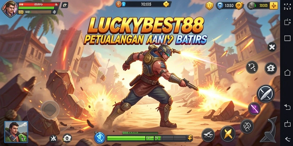 Tangkapan layar dari gameplay aksi LUCKYBEST88 yang mendebarkan.