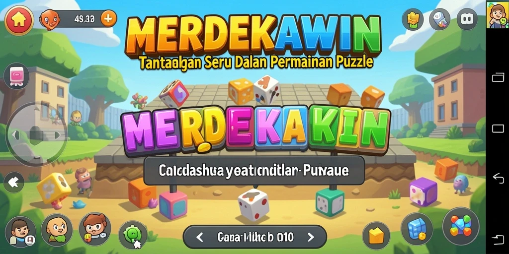Tampilan gameplay seru dari MERDEKAWIN yang menantang dan menarik.