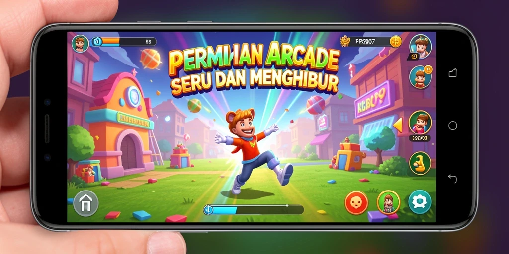 Tampilan gameplay PRG007 dengan aksi yang mendebarkan di setiap level.