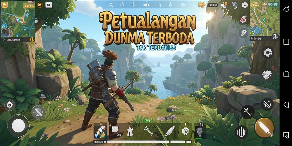 Screenshot gameplay RPVIP5 yang menampilkan petualangan Open World yang mendebarkan.